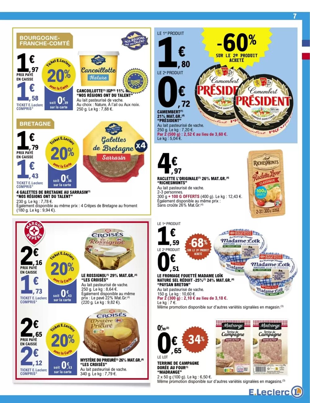 Prospectus promotionnel E.Leclerc valable à partir du 17/02/2026 - Page 7.