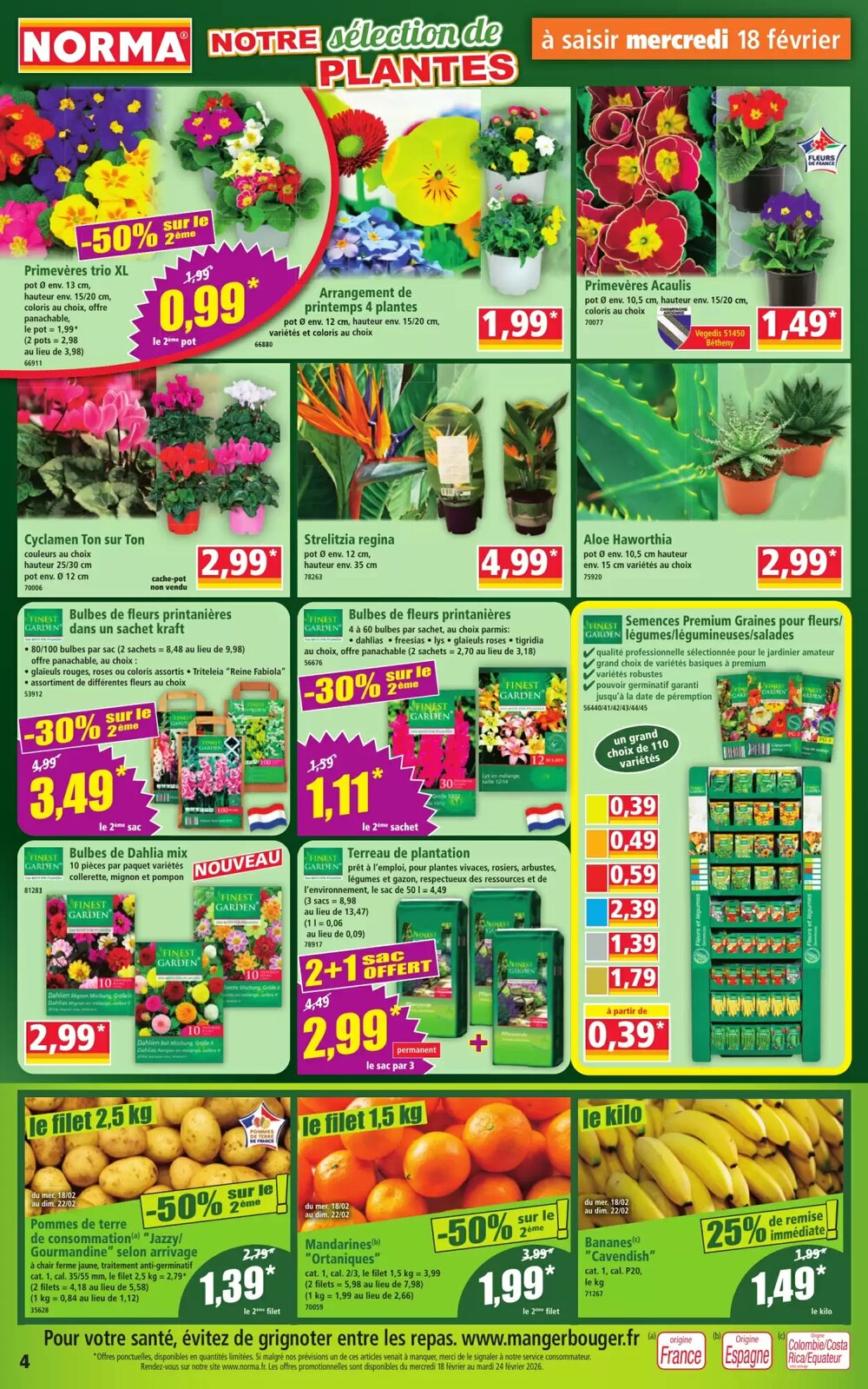 Prospectus promotionnel Norma valable à partir du 18/02/2026 - Page 4.