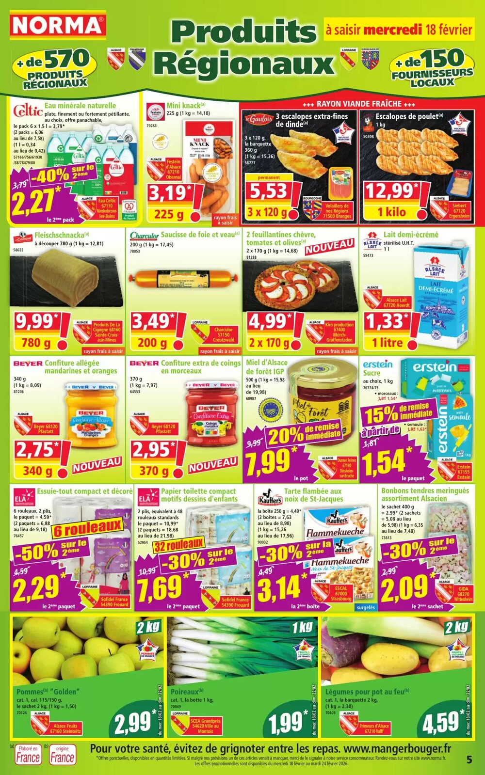 Prospectus promotionnel Norma valable à partir du 18/02/2026 - Page 5.