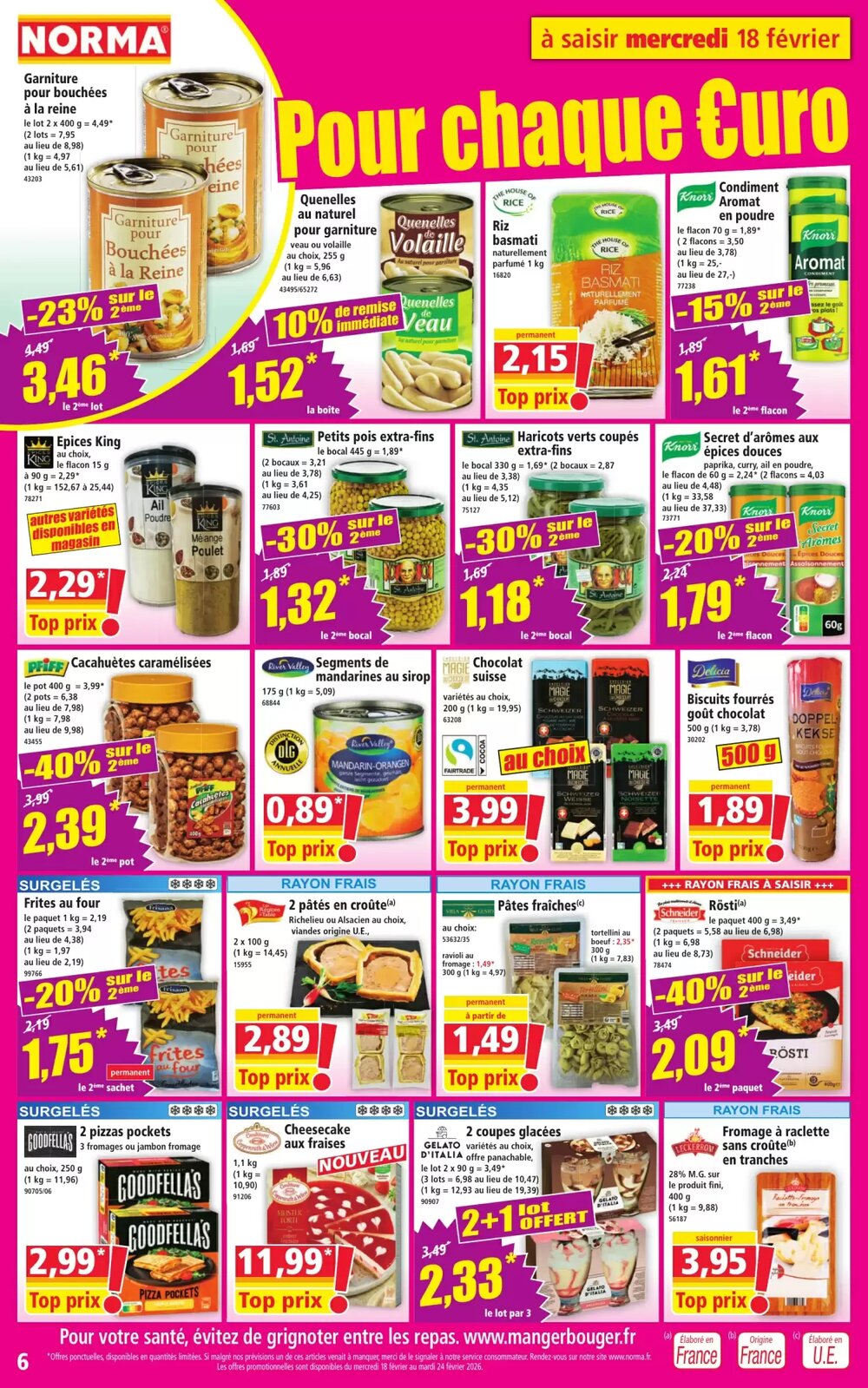 Prospectus promotionnel Norma valable à partir du 18/02/2026 - Page 6.