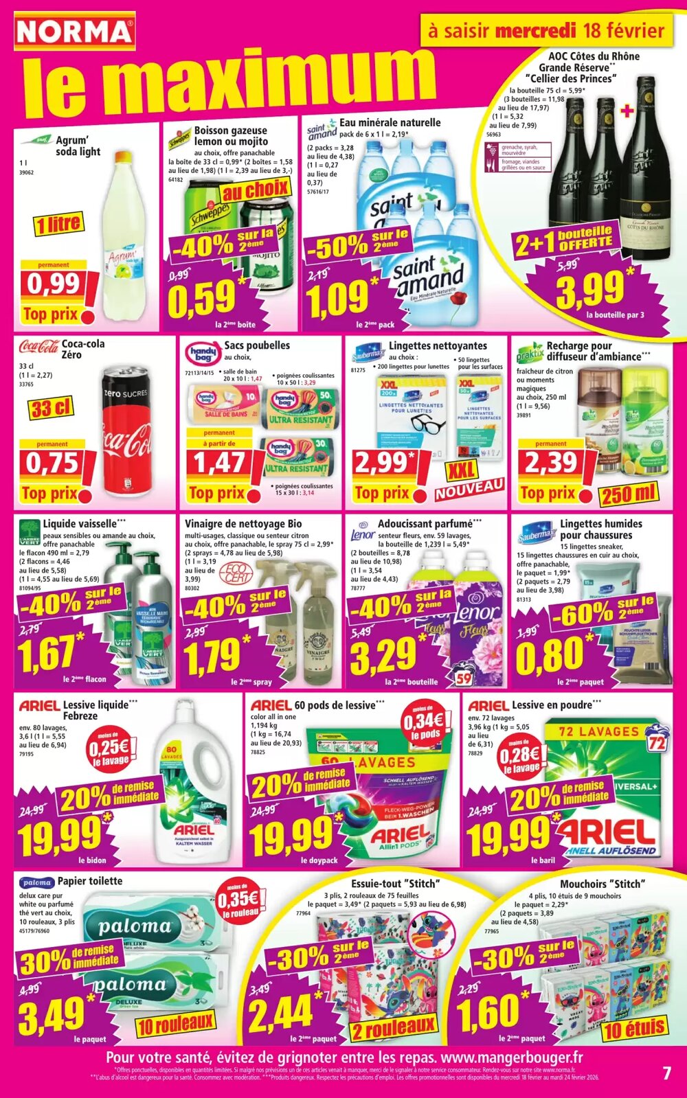 Prospectus promotionnel Norma valable à partir du 18/02/2026 - Page 7.