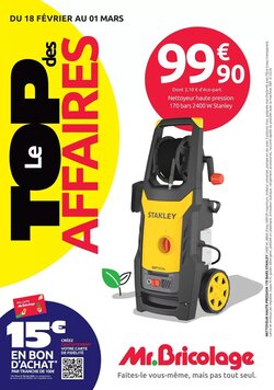 Prospectus promotionnel Mr Bricolage valable à partir du 18/02/2026