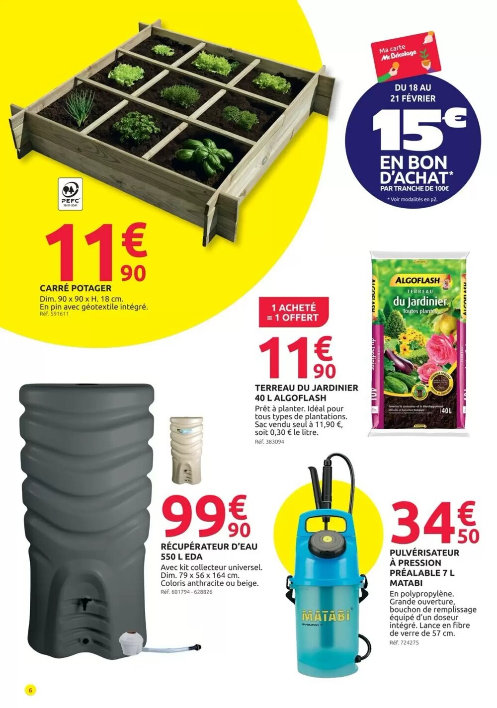 Prospectus promotionnel Mr Bricolage valable à partir du 18/02/2026 - Page 6.