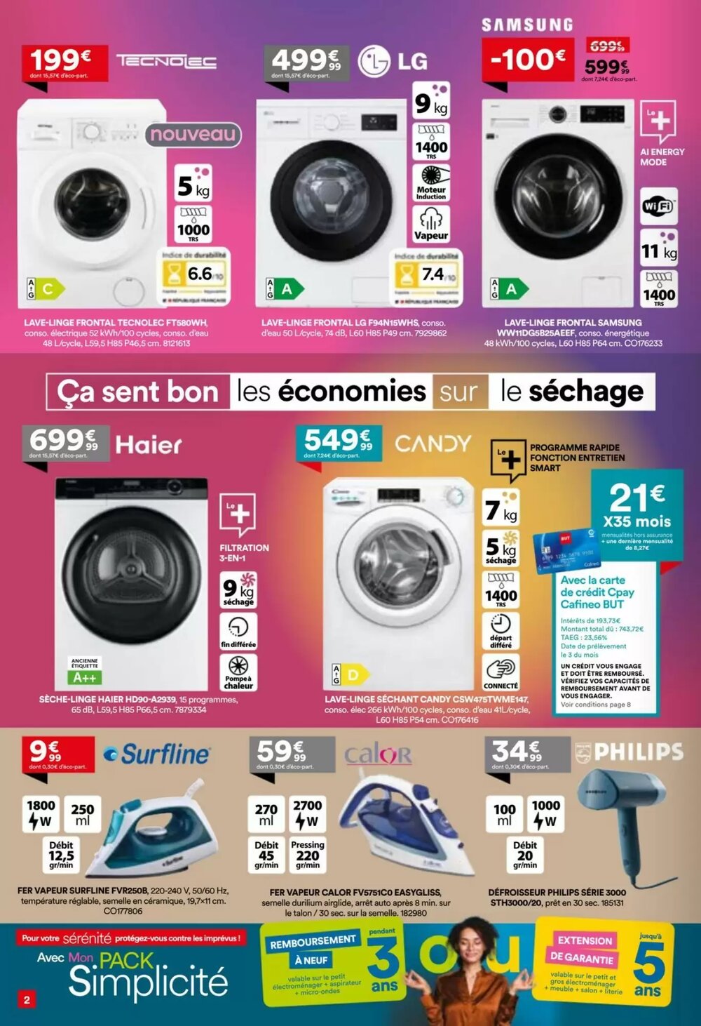 Prospectus promotionnel BUT valable à partir du 18/02/2026 - Page 2.