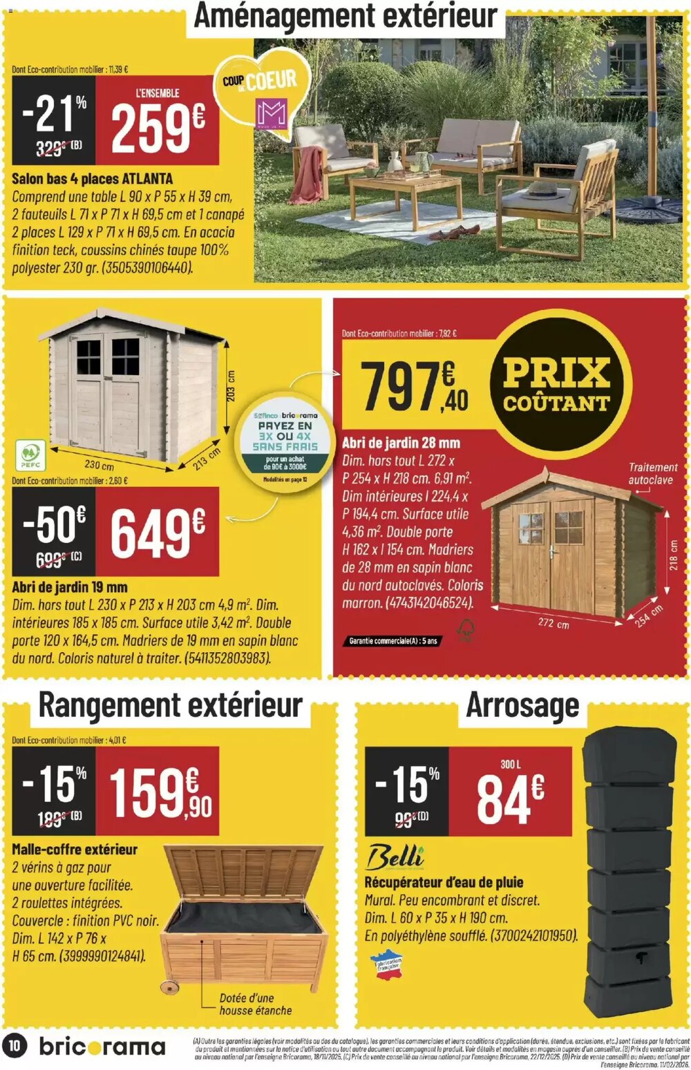 Prospectus promotionnel Bricorama valable à partir du 18/02/2026 - Page 10.