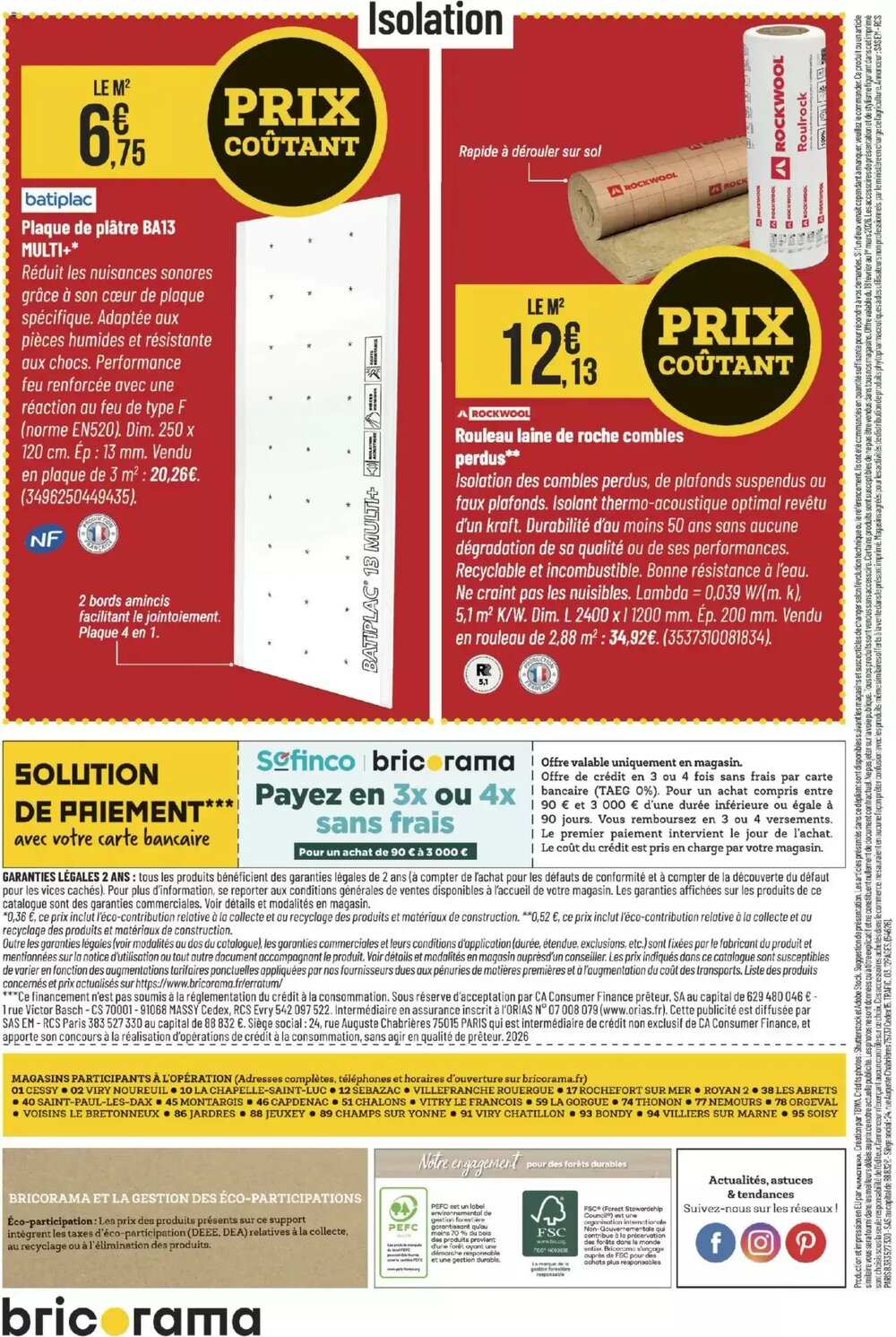 Prospectus promotionnel Bricorama valable à partir du 18/02/2026 - Page 12.