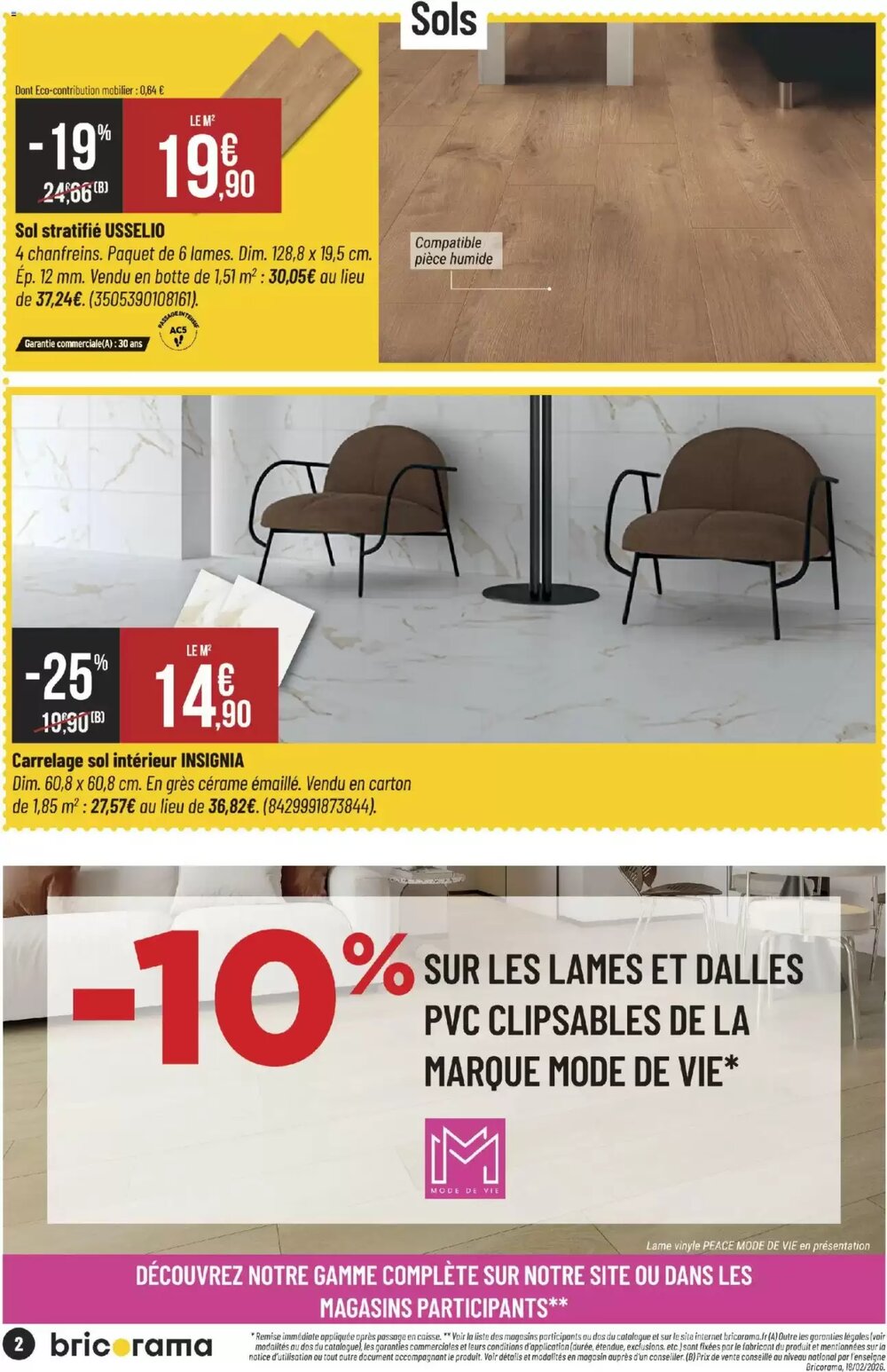 Prospectus promotionnel Bricorama valable à partir du 18/02/2026 - Page 2.
