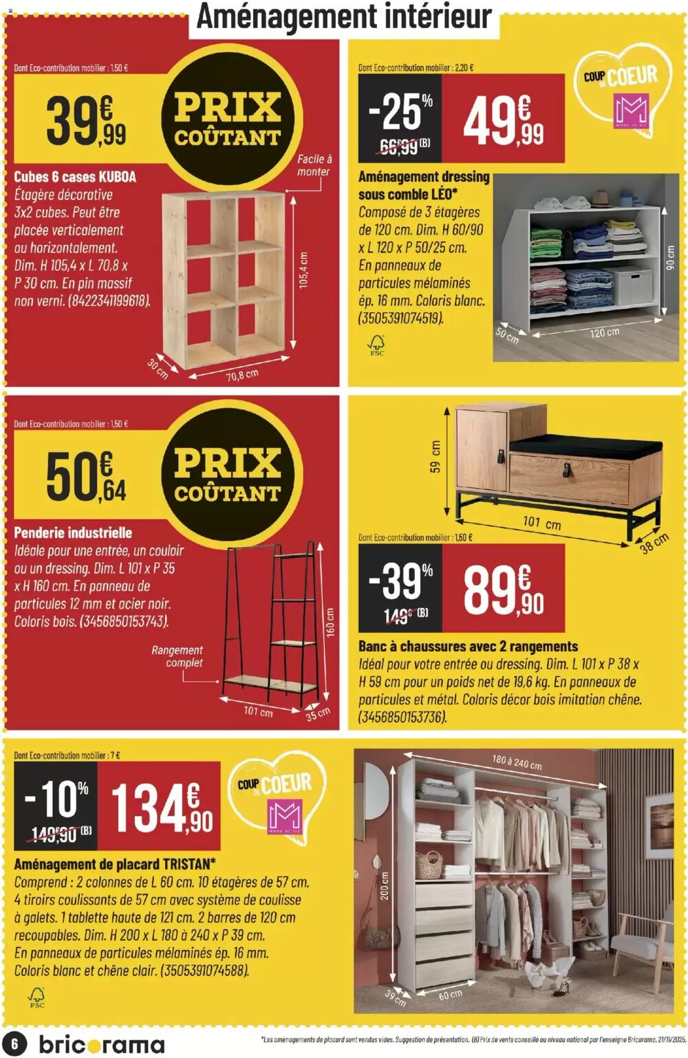 Prospectus promotionnel Bricorama valable à partir du 18/02/2026 - Page 6.