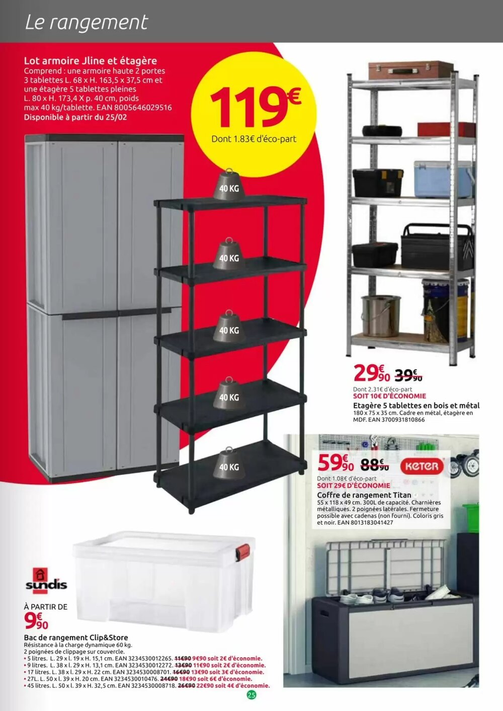 Prospectus promotionnel Mr Bricolage valable à partir du 18/02/2026 - Page 25.