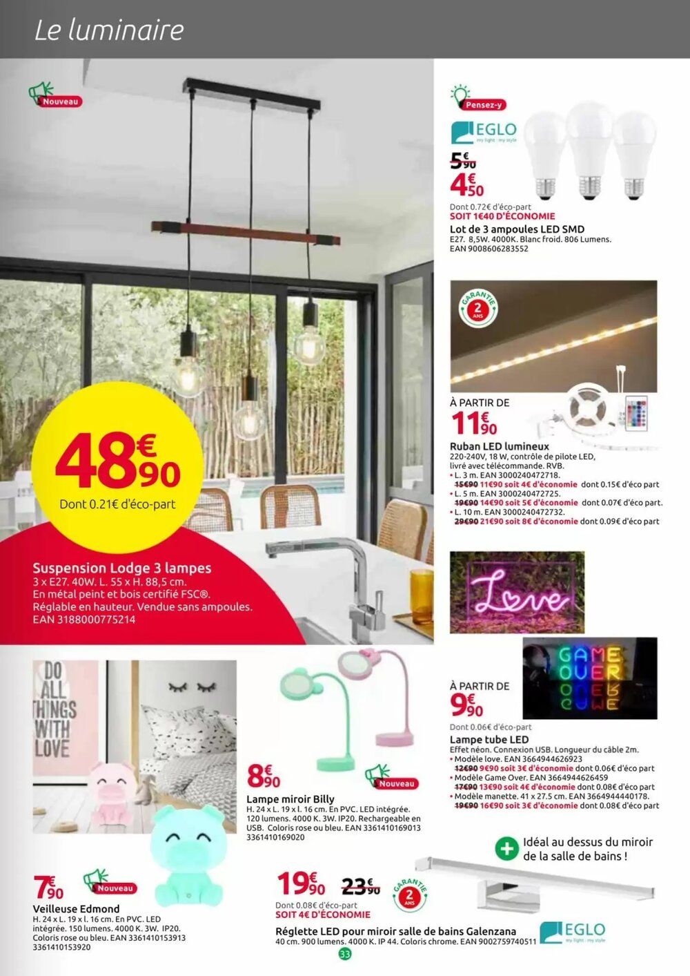 Prospectus promotionnel Mr Bricolage valable à partir du 18/02/2026 - Page 33.