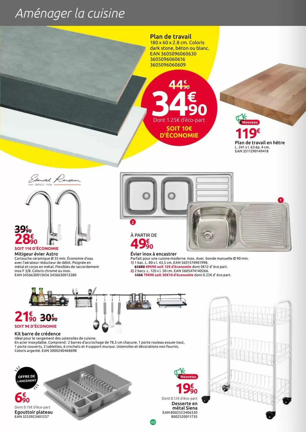 Prospectus promotionnel Mr Bricolage valable à partir du 18/02/2026 - Page 40.