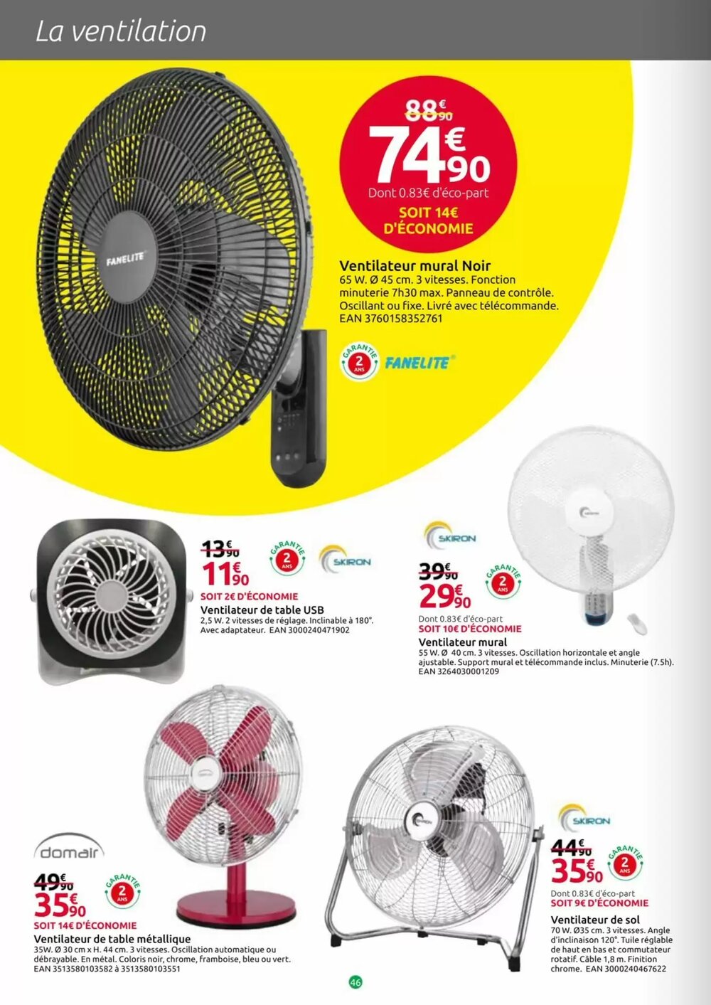 Prospectus promotionnel Mr Bricolage valable à partir du 18/02/2026 - Page 46.