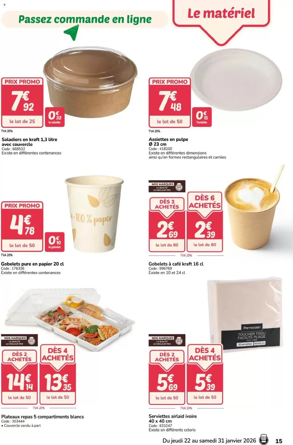 Prospectus promotionnel Promocash valable à partir du 19/02/2026 - Page 15.