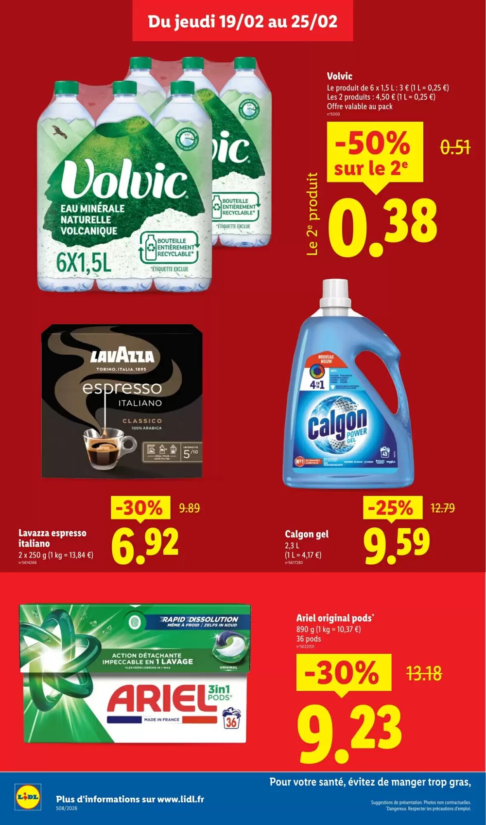 Prospectus promotionnel Lidl valable à partir du 19/02/2026 - Page 12.