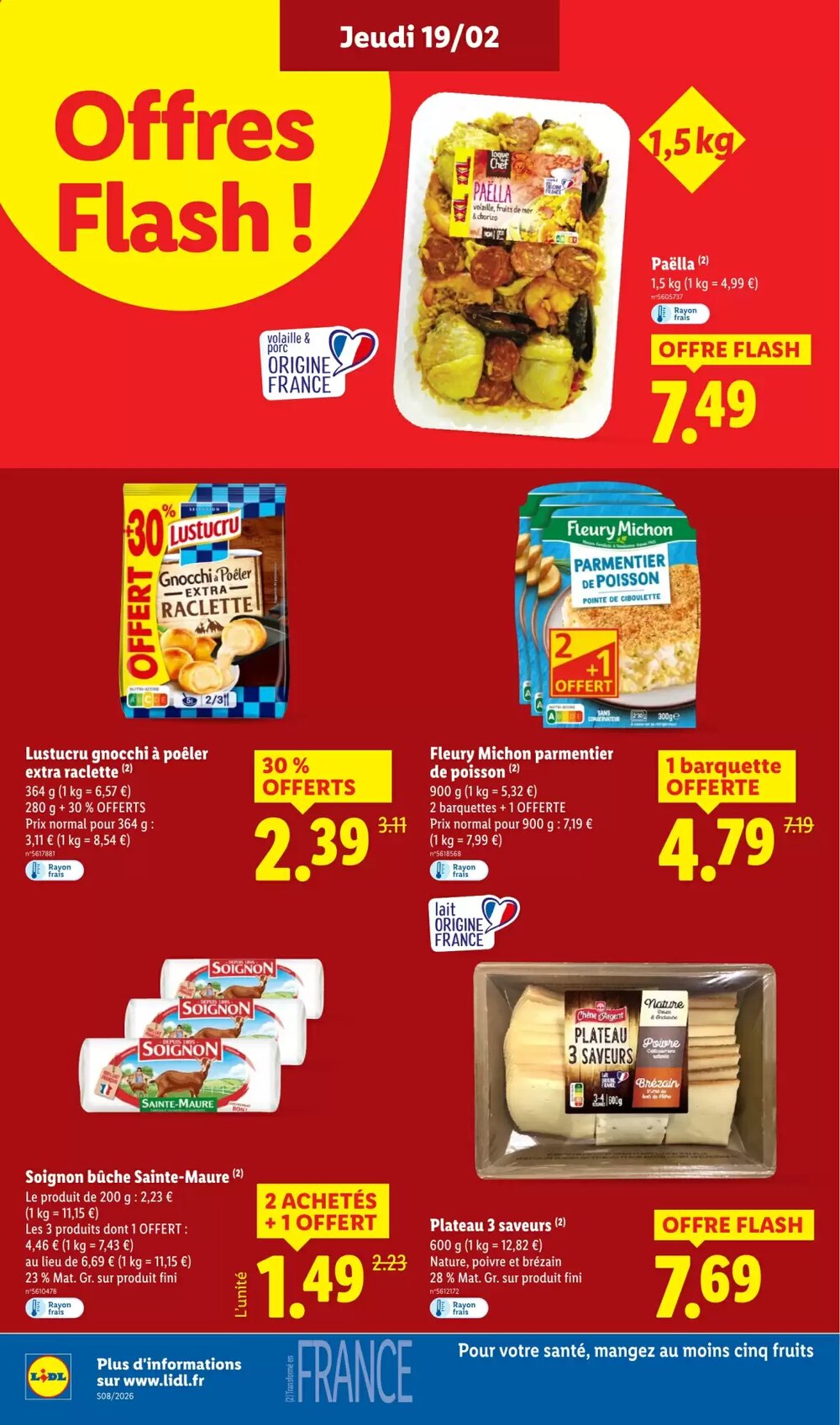 Prospectus promotionnel Lidl valable à partir du 19/02/2026 - Page 14.