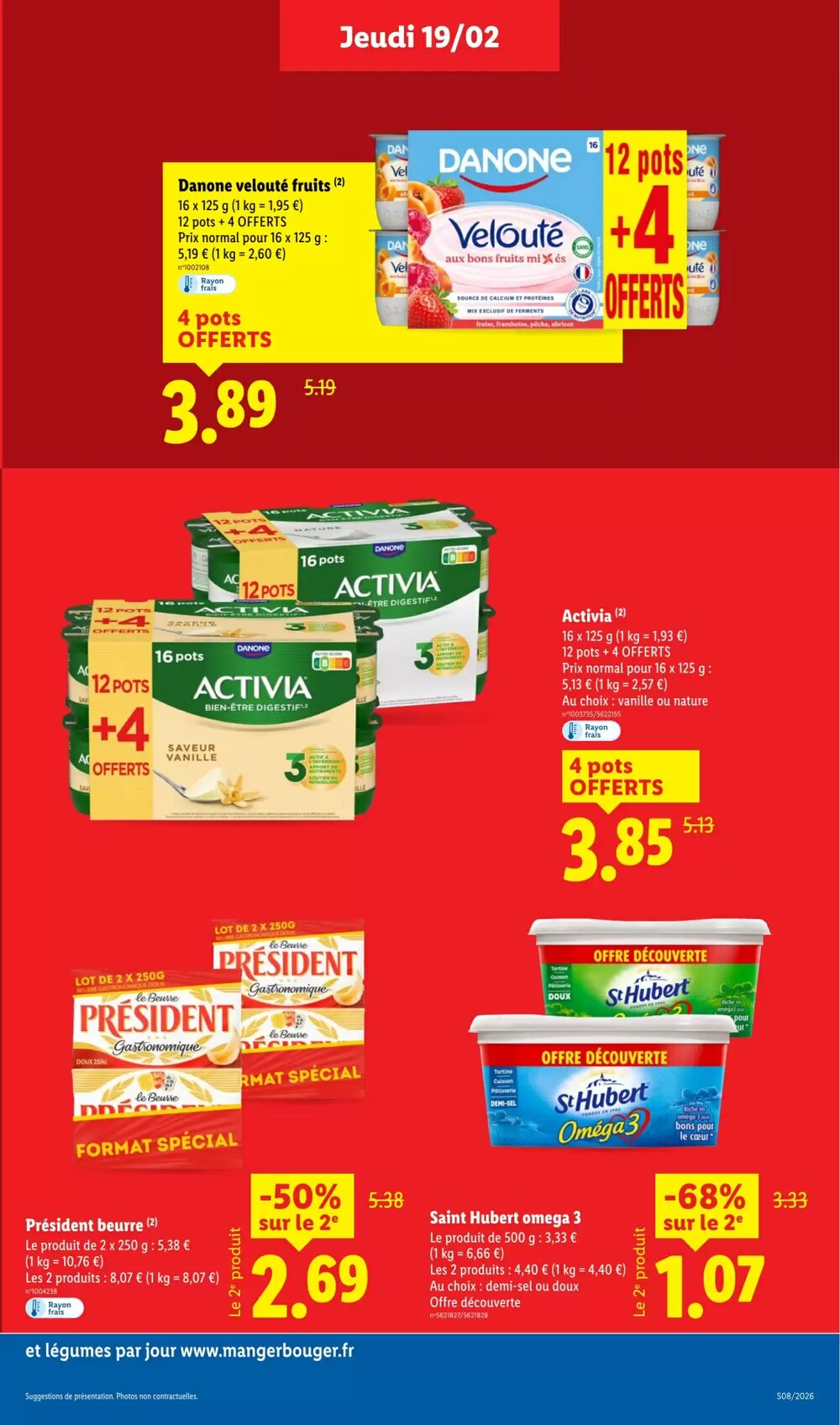 Prospectus promotionnel Lidl valable à partir du 19/02/2026 - Page 15.