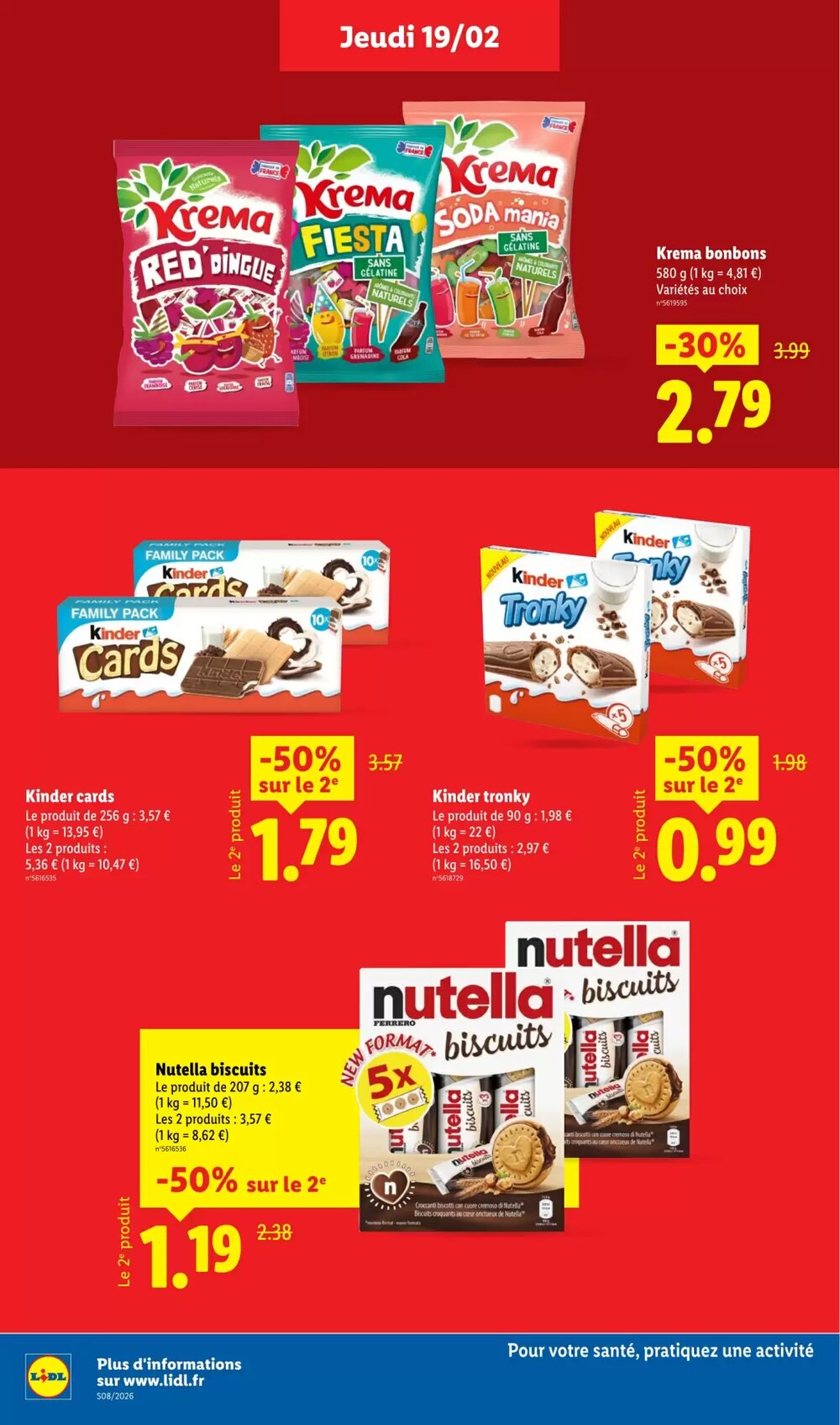 Prospectus promotionnel Lidl valable à partir du 19/02/2026 - Page 16.