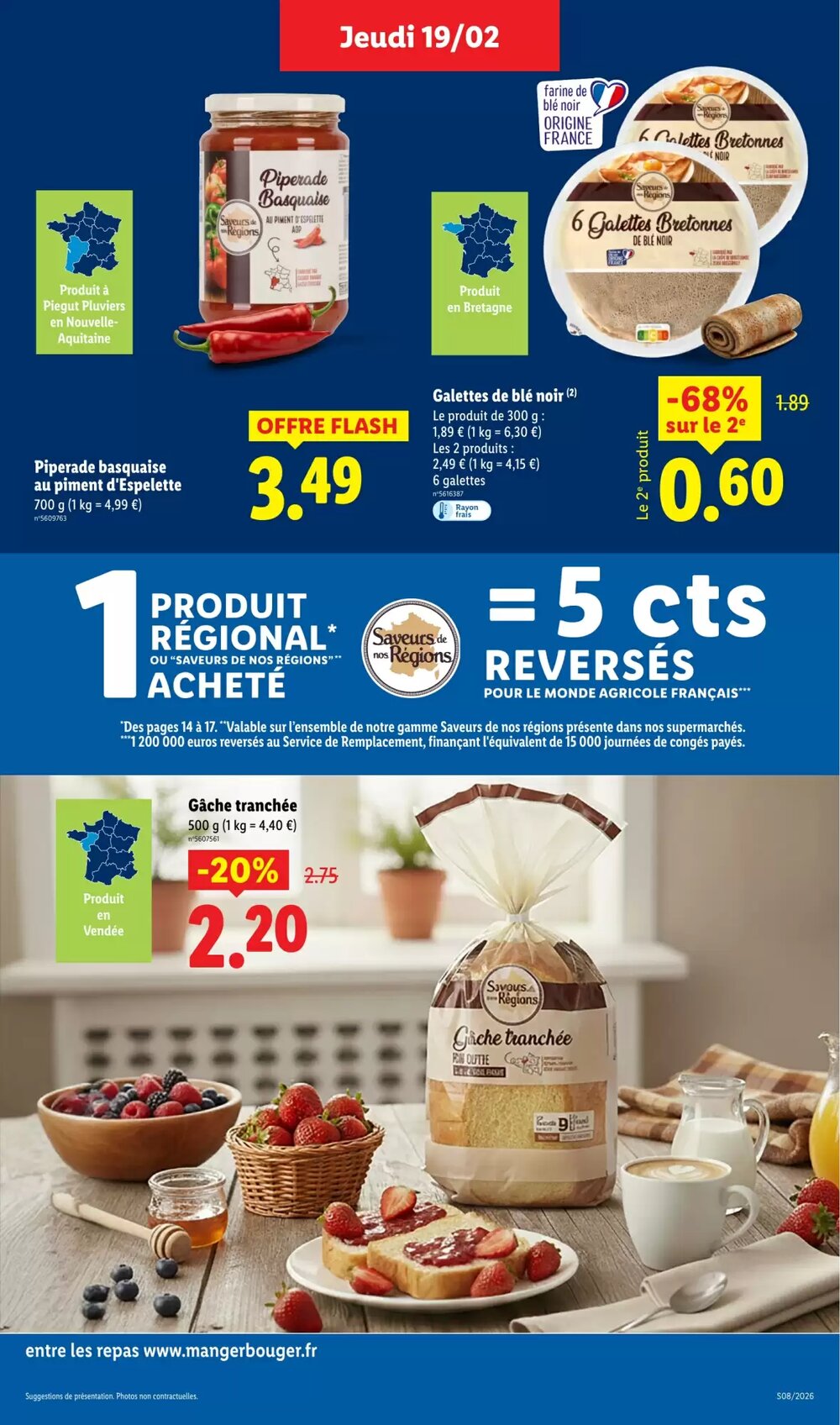 Prospectus promotionnel Lidl valable à partir du 19/02/2026 - Page 19.