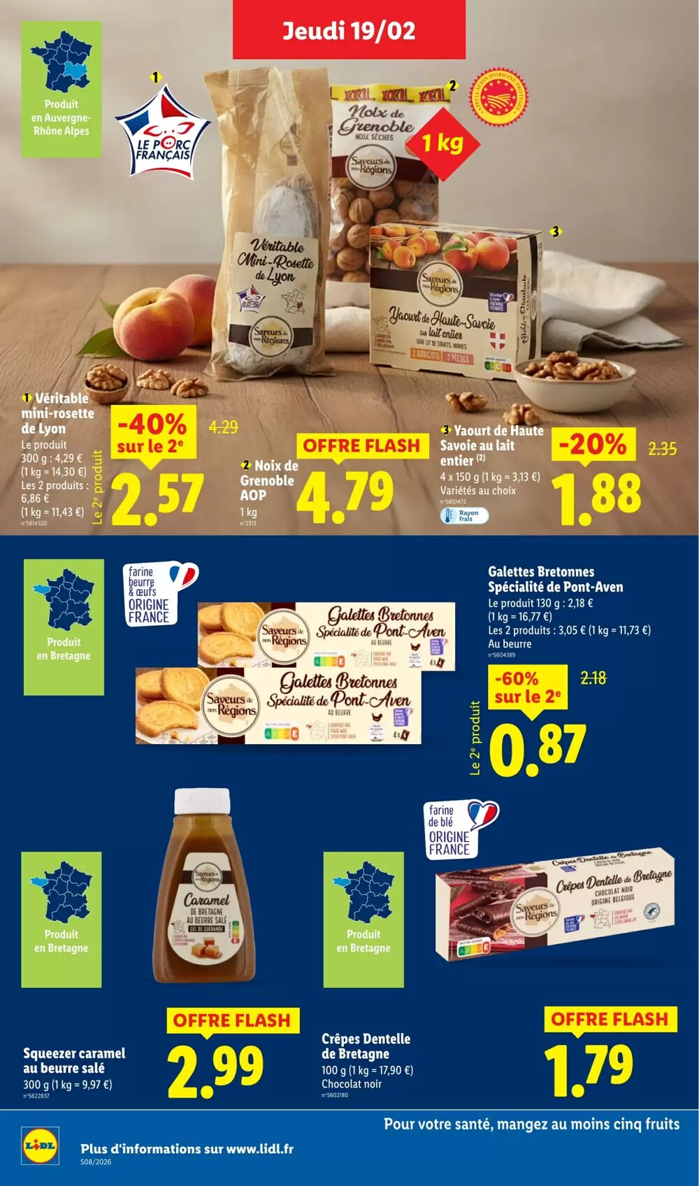 Prospectus promotionnel Lidl valable à partir du 19/02/2026 - Page 20.