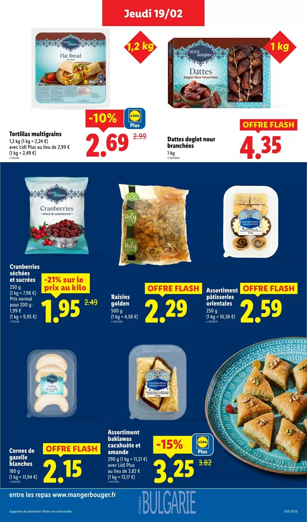 Prospectus promotionnel Lidl valable à partir du 19/02/2026 - Page 23.