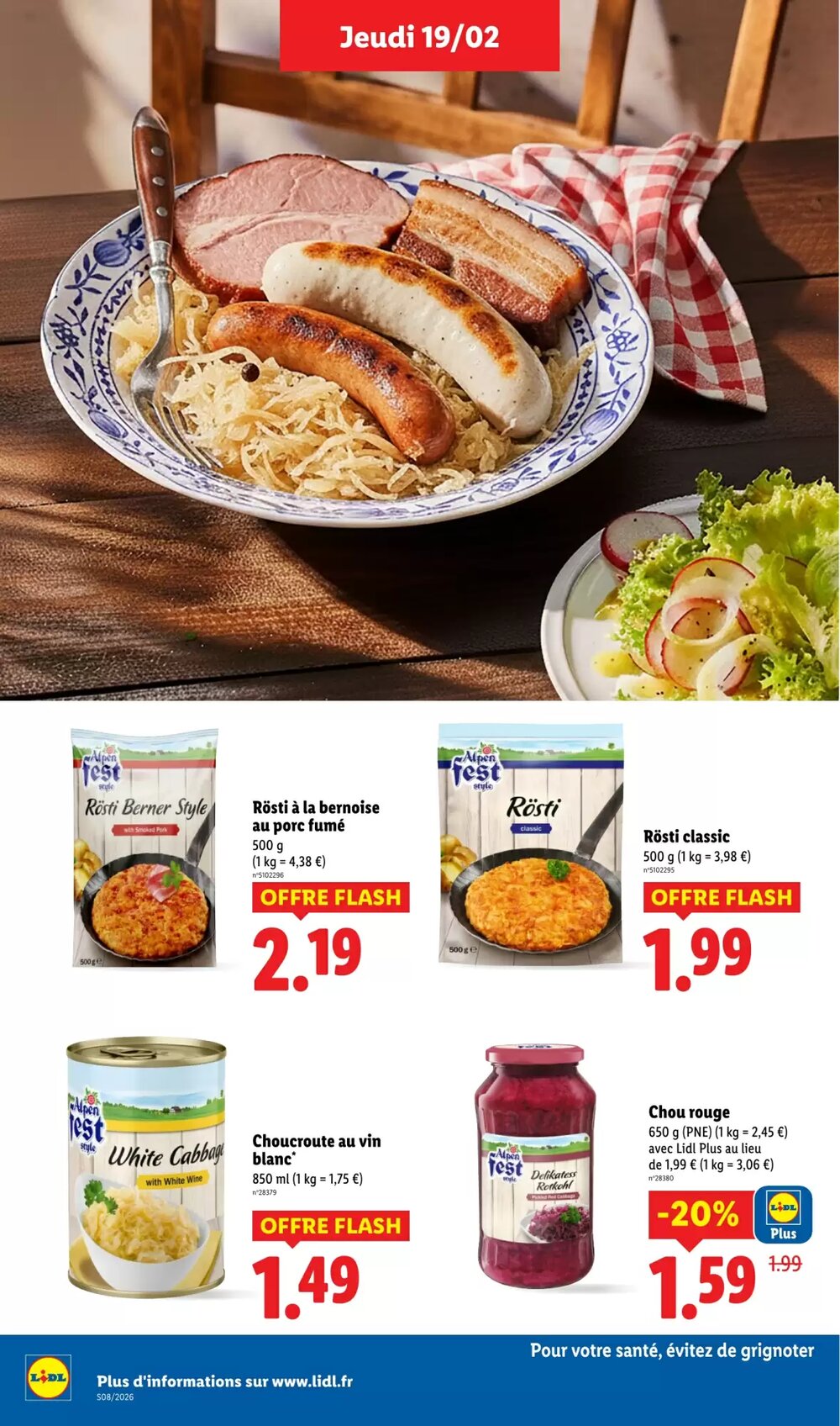 Prospectus promotionnel Lidl valable à partir du 19/02/2026 - Page 26.