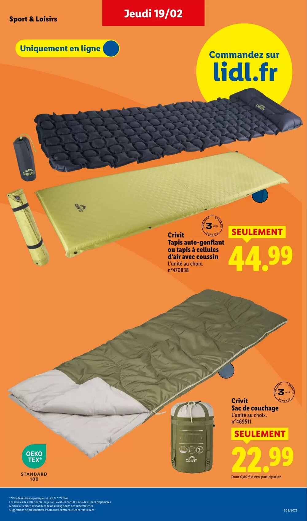 Prospectus promotionnel Lidl valable à partir du 19/02/2026 - Page 33.