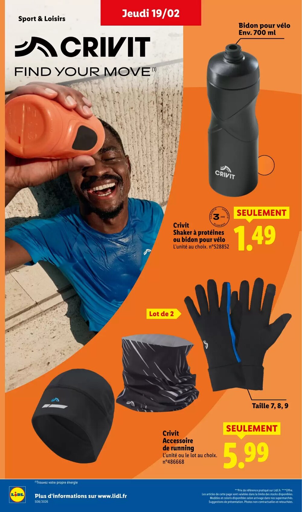 Prospectus promotionnel Lidl valable à partir du 19/02/2026 - Page 34.