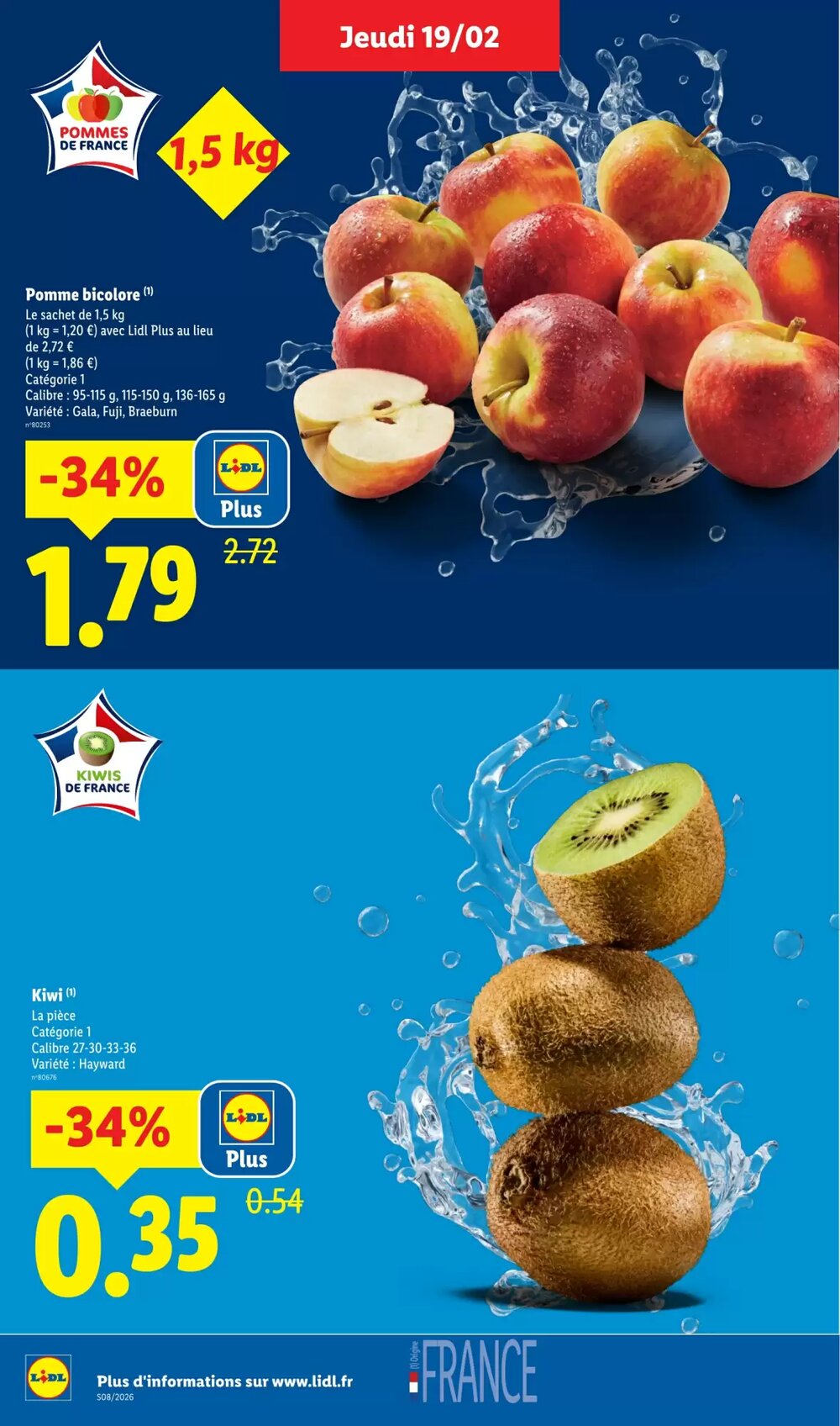 Prospectus promotionnel Lidl valable à partir du 19/02/2026 - Page 4.