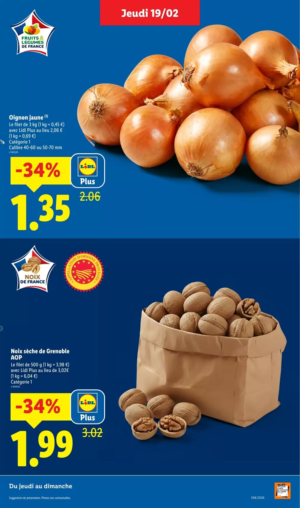 Prospectus promotionnel Lidl valable à partir du 19/02/2026 - Page 5.