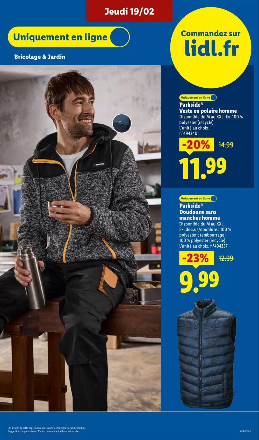 Prospectus promotionnel Lidl valable à partir du 19/02/2026 - Page 51.