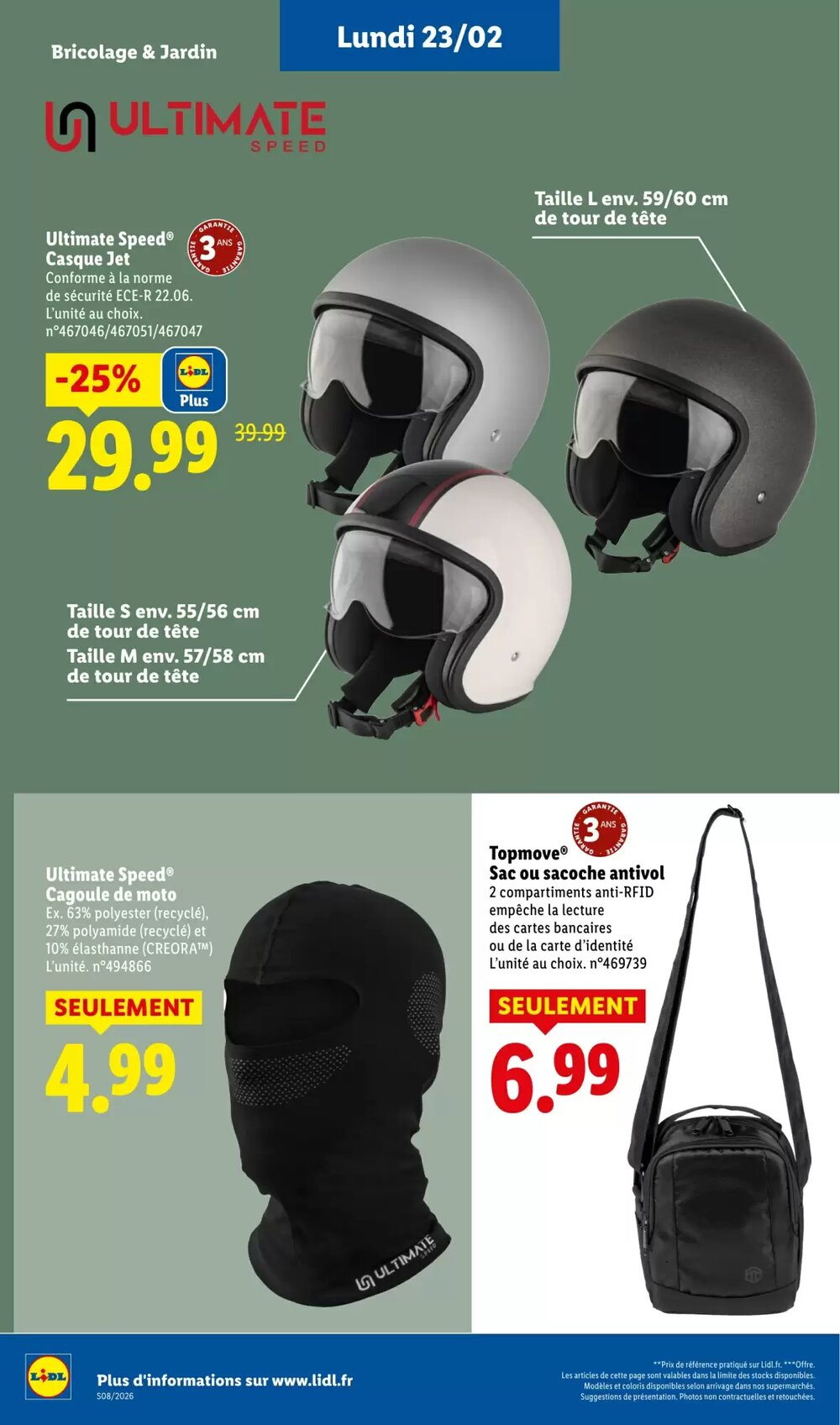 Prospectus promotionnel Lidl valable à partir du 19/02/2026 - Page 56.