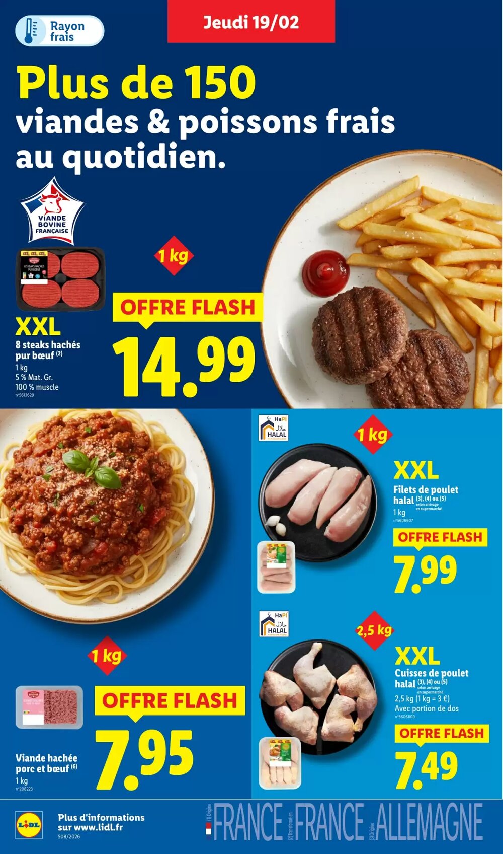 Prospectus promotionnel Lidl valable à partir du 19/02/2026 - Page 6.
