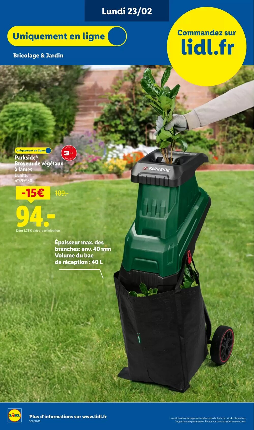 Prospectus promotionnel Lidl valable à partir du 19/02/2026 - Page 68.