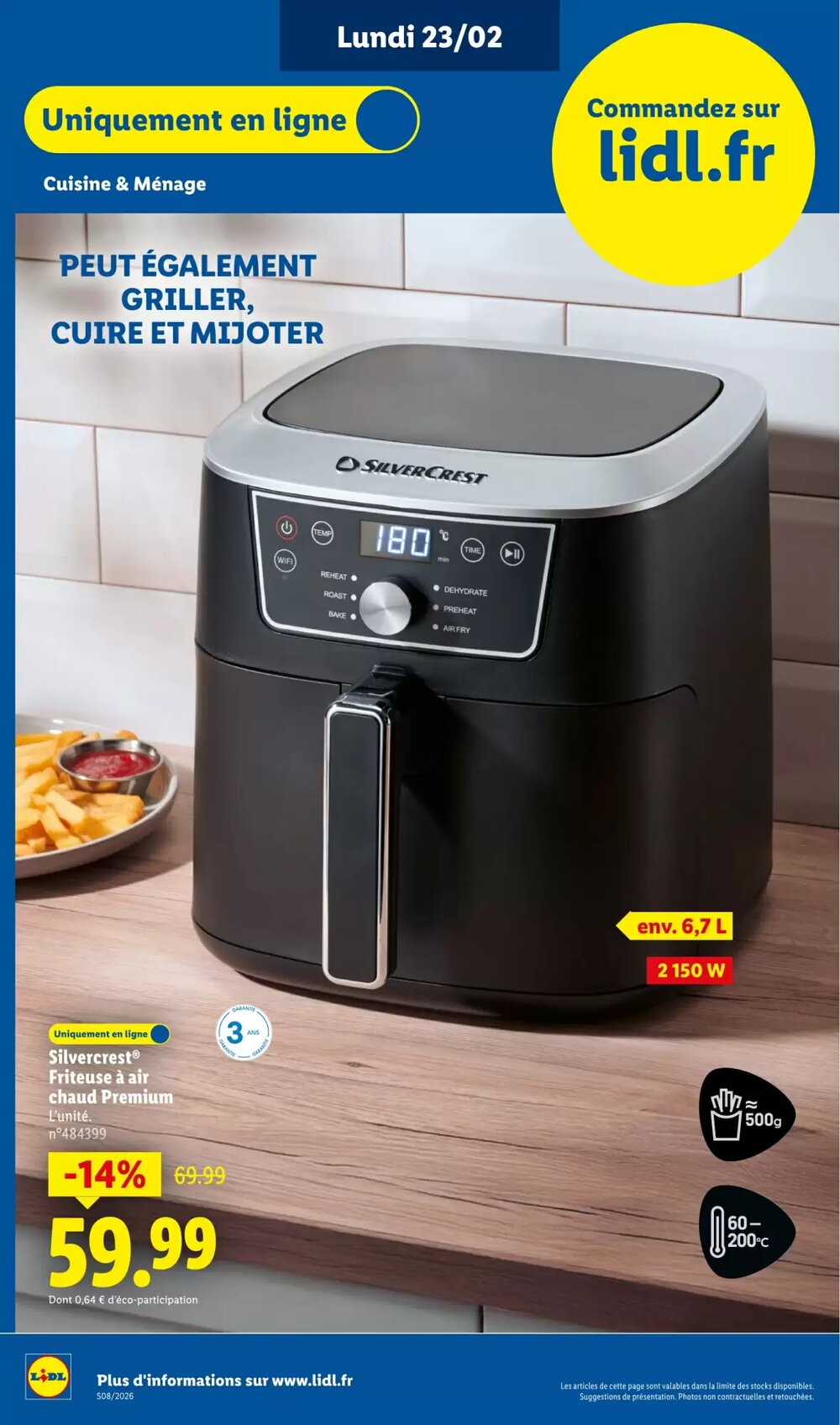 Prospectus promotionnel Lidl valable à partir du 19/02/2026 - Page 70.