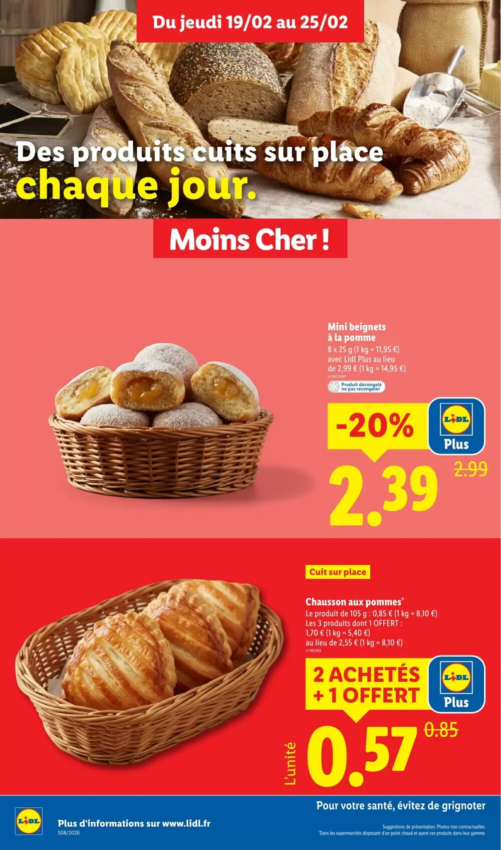Prospectus promotionnel Lidl valable à partir du 19/02/2026 - Page 8.