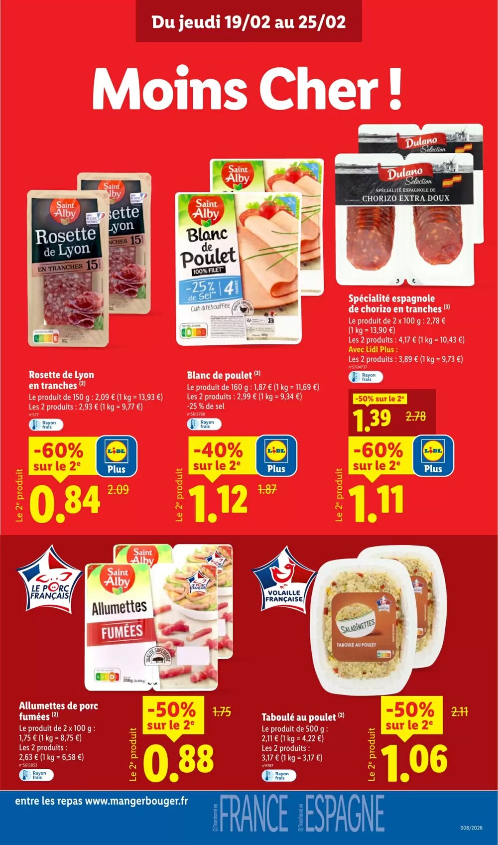 Prospectus promotionnel Lidl valable à partir du 19/02/2026 - Page 9.
