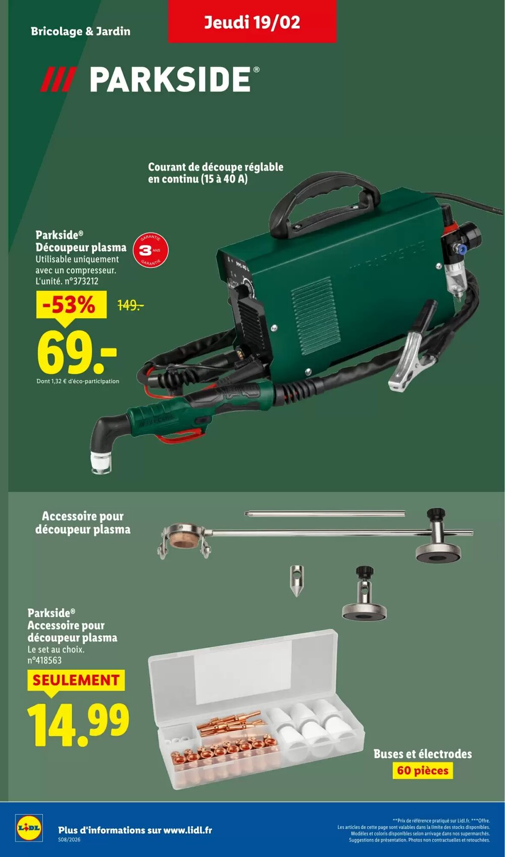 Prospectus promotionnel Lidl valable à partir du 19/02/2026 - Page 10.