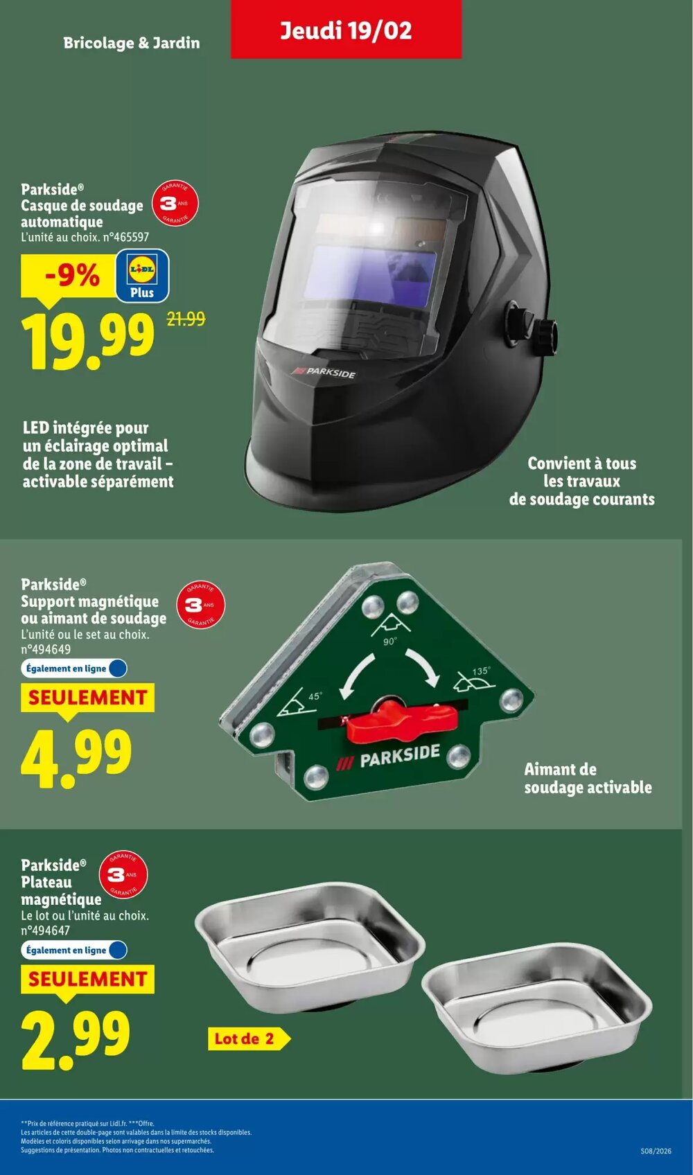 Prospectus promotionnel Lidl valable à partir du 19/02/2026 - Page 13.