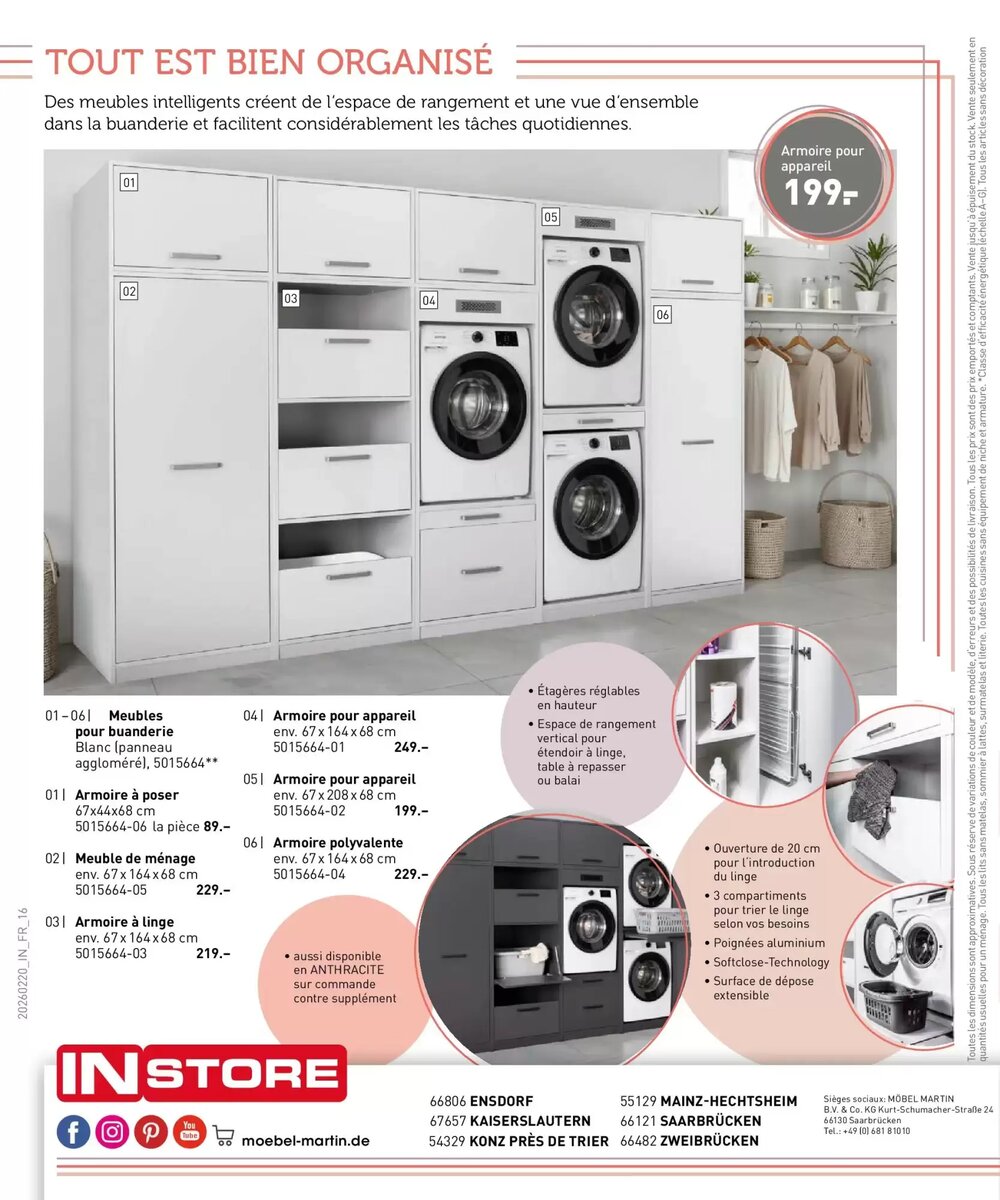 Prospectus promotionnel Möbel Martin valable à partir du 19/02/2026 - Page 16.