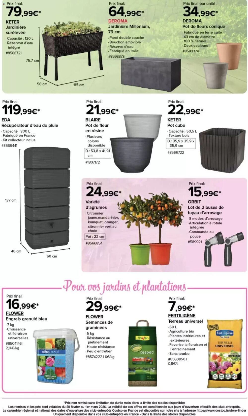 Prospectus promotionnel Costco valable à partir du 20/02/2026 - Page 4.