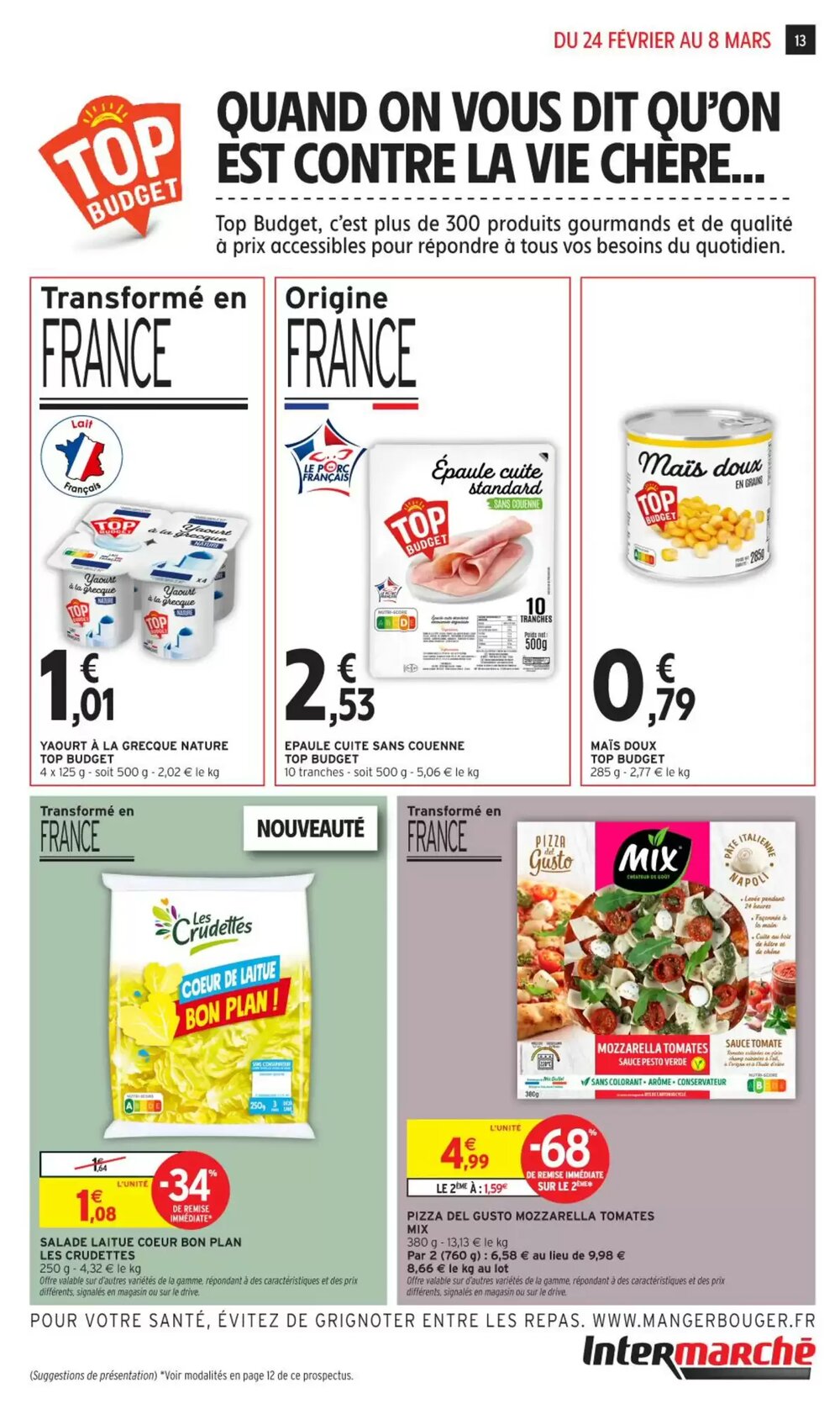 Prospectus promotionnel Intermarché valable à partir du 23/02/2026 - Page 13.