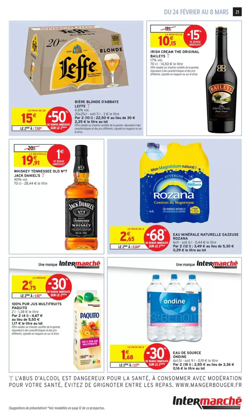 Prospectus promotionnel Intermarché valable à partir du 23/02/2026 - Page 21.