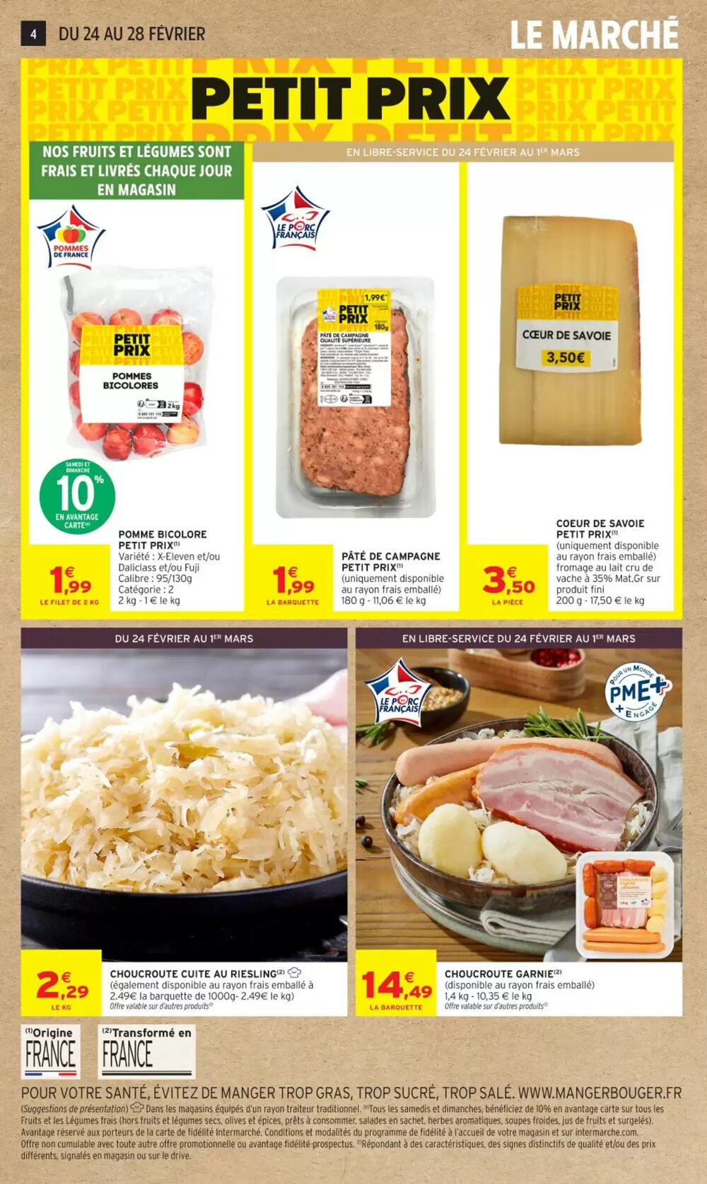 Prospectus promotionnel Intermarché valable à partir du 23/02/2026 - Page 4.