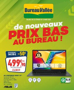 Prospectus promotionnel Bureau Vallée valable à partir du 23/02/2026