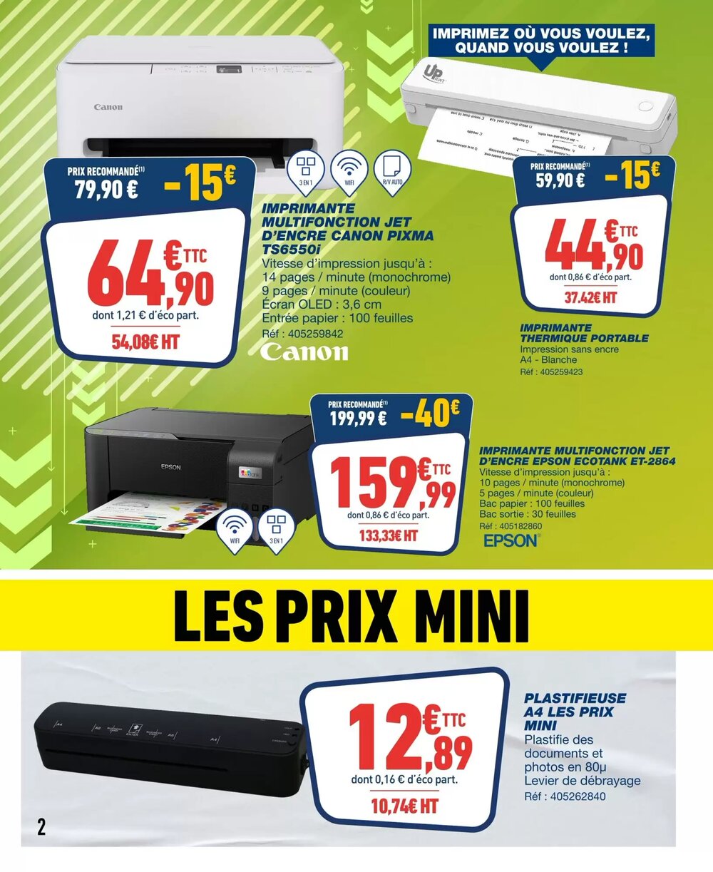 Prospectus promotionnel Bureau Vallée valable à partir du 23/02/2026 - Page 2.