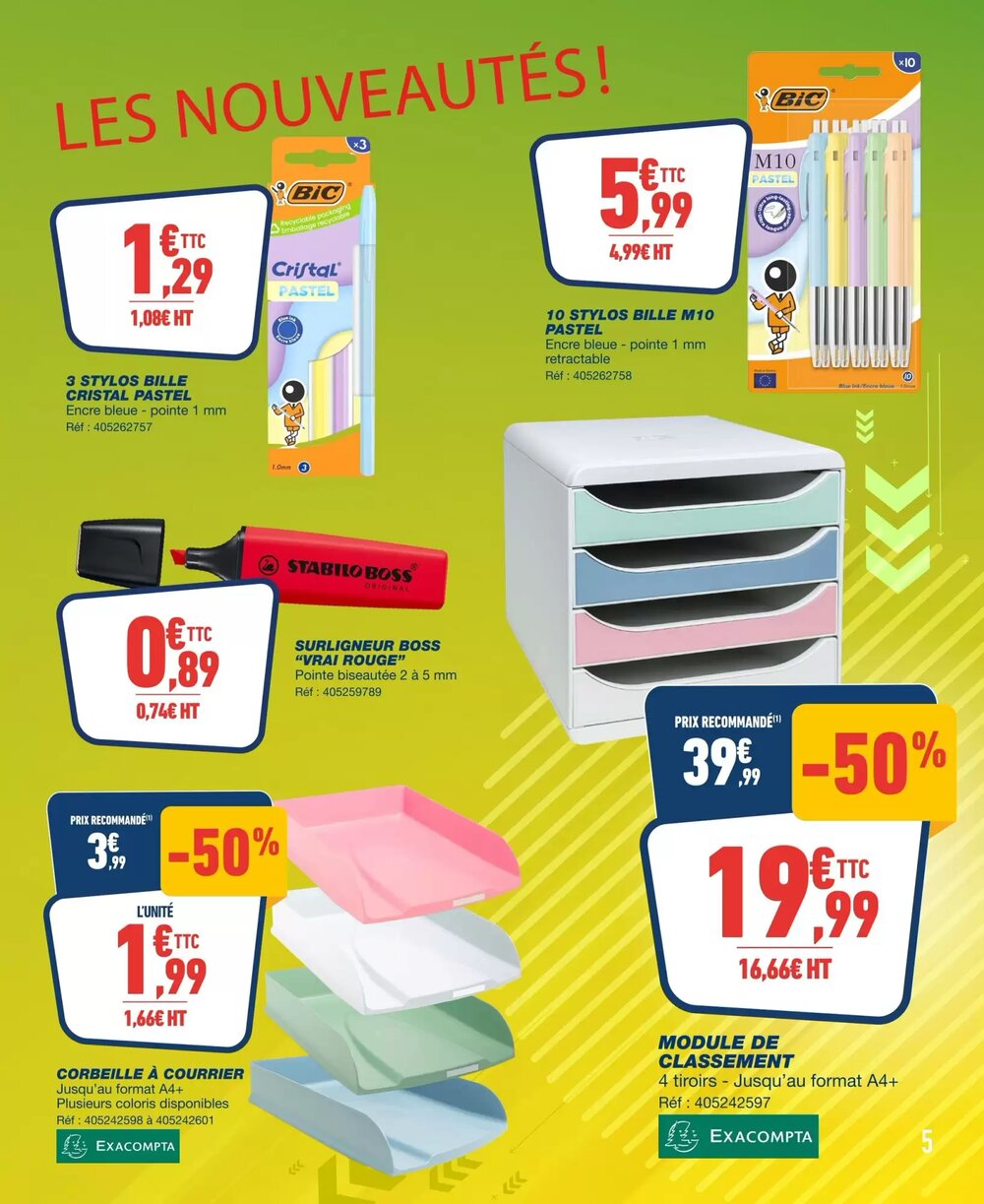 Prospectus promotionnel Bureau Vallée valable à partir du 23/02/2026 - Page 5.