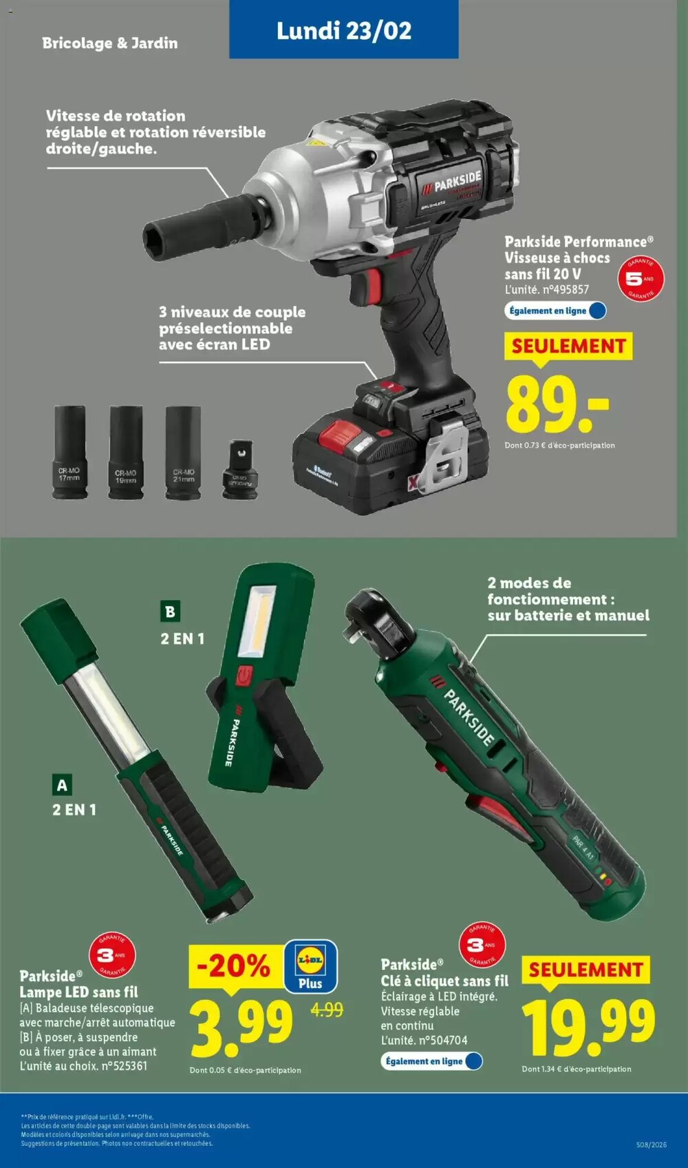 Prospectus promotionnel Lidl valable à partir du 23/02/2026 - Page 5.