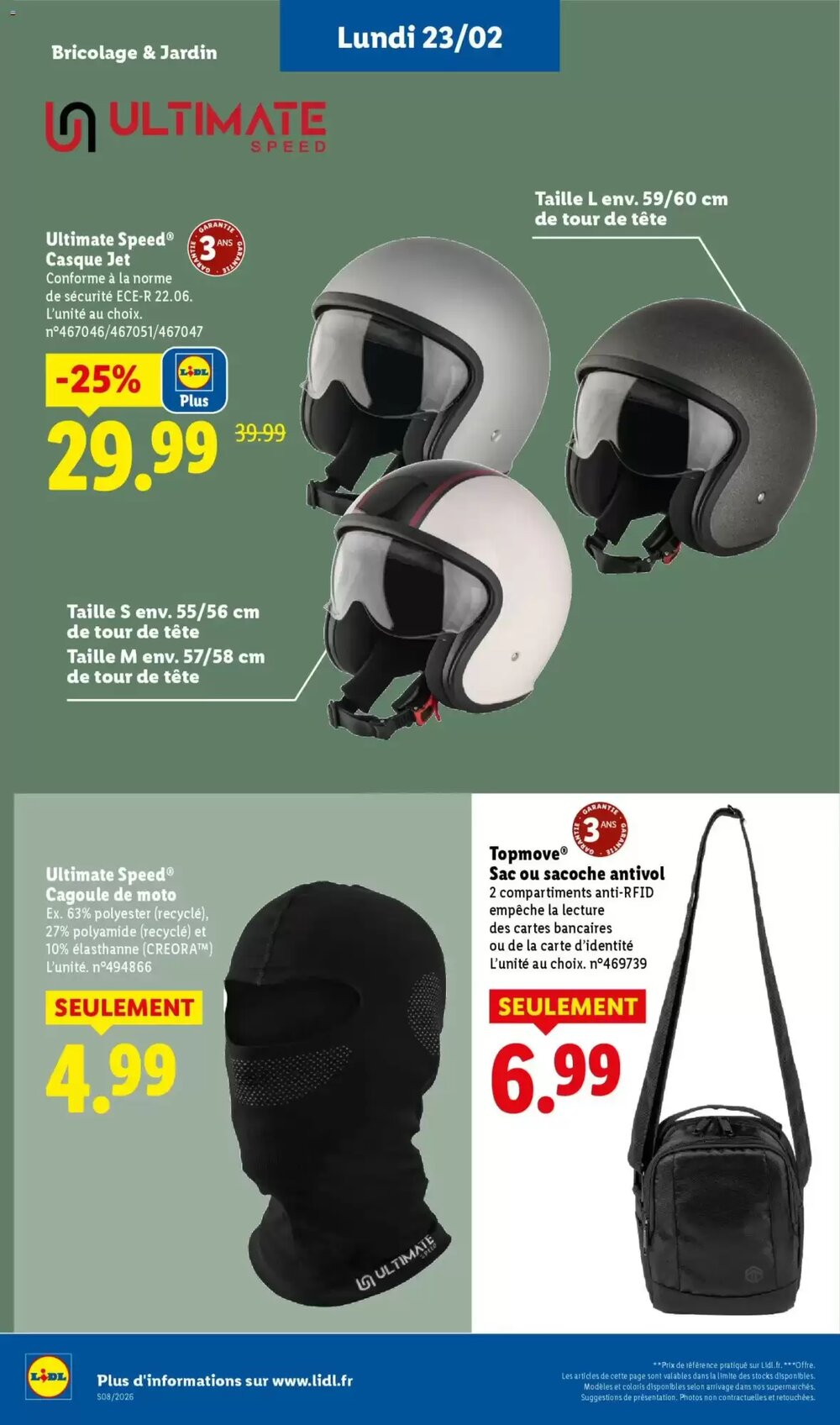 Prospectus promotionnel Lidl valable à partir du 23/02/2026 - Page 6.