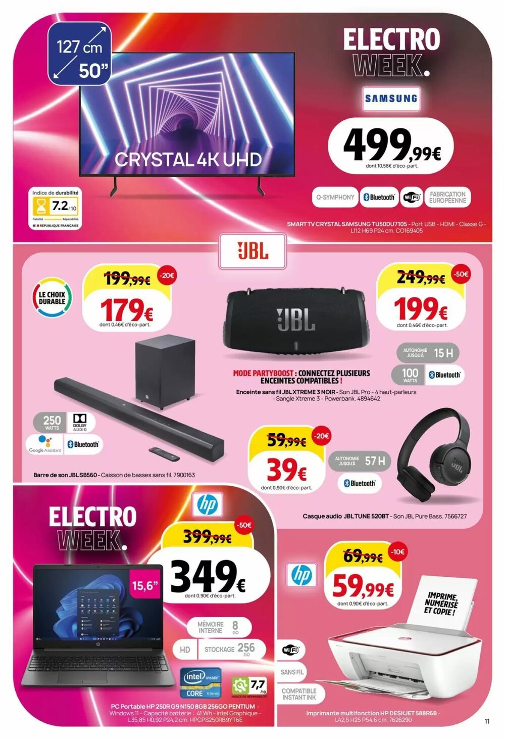 Prospectus promotionnel Darty valable à partir du 23/02/2026 - Page 11.