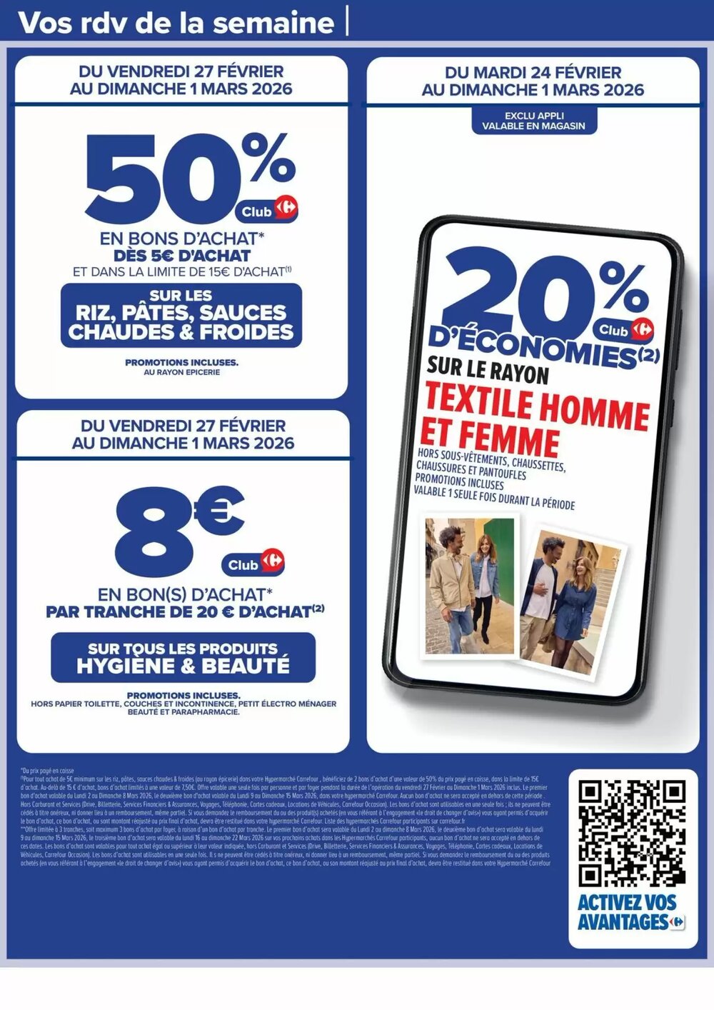 Prospectus promotionnel Carrefour valable à partir du 24/02/2026 - Page 18.